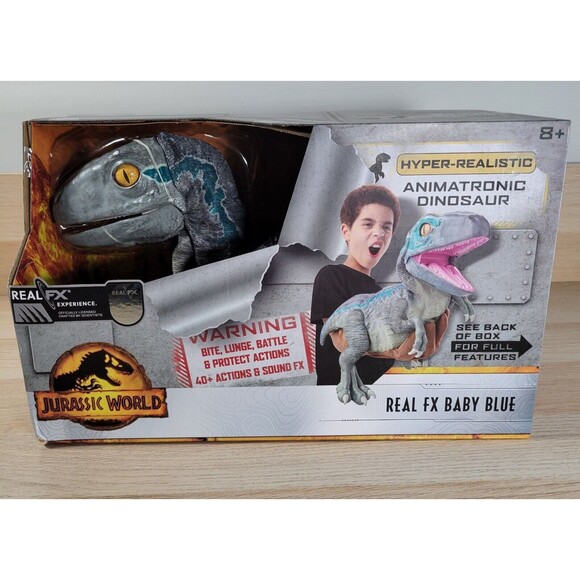 Jurassic World REAL FX Baby Blue Ultra Realistic Dinosaur Animatronic Dinosaur - Picture 1 of 4